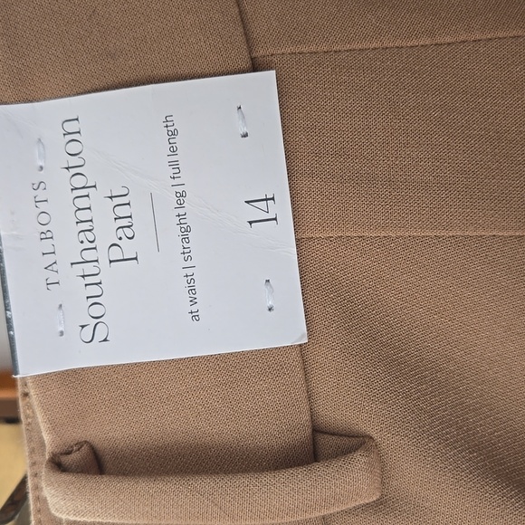Talbots Pants - NWT Talbots Southampton Straight Leg Full Length Trouser US 14